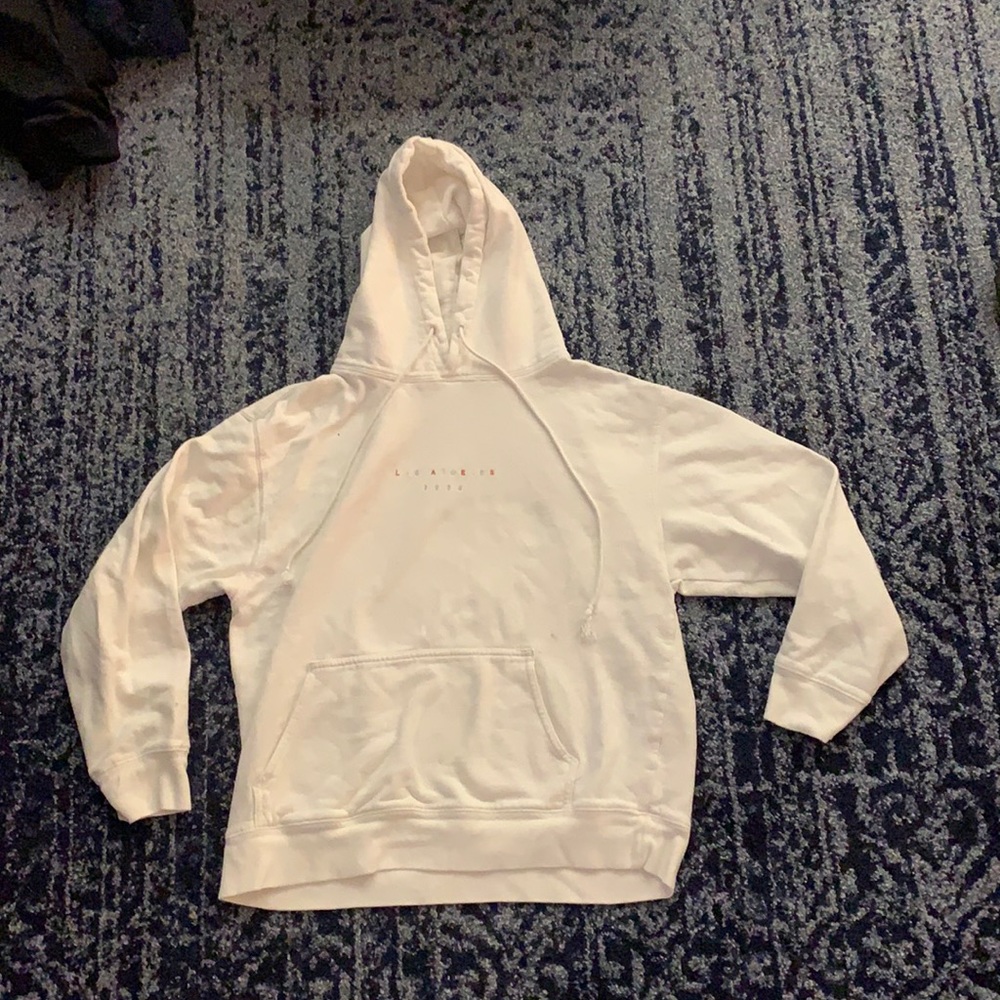 Los Angles white hoodie